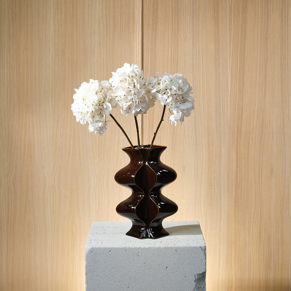 Real Touch Hortensia Cream 63 cm