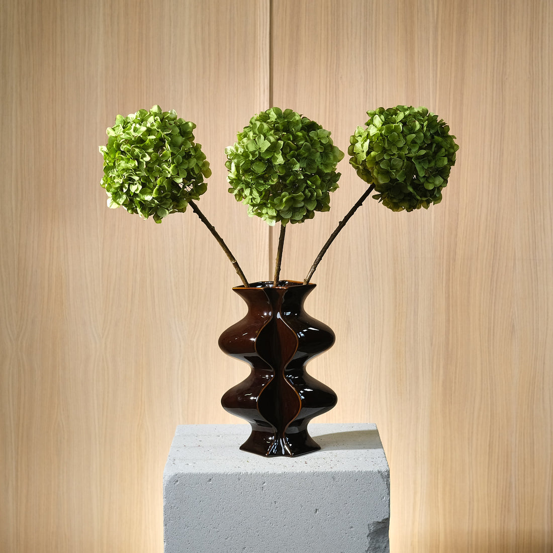 Konstblomma Hortensia Grön 70 cm