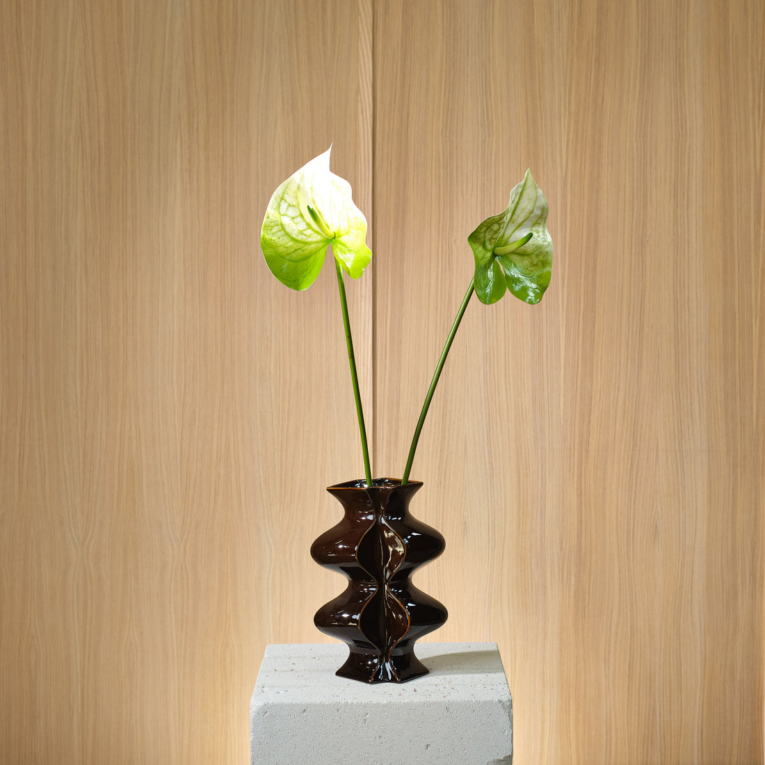 Konstblommor Anthurium Grön/Vit 81 cm